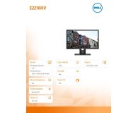 Dell 21.5'' E2216HV 210-ALFS/5Y Czarny - 1381856 - zdjęcie 6